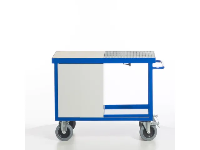 chariot-armoire,force 600kg,2plateau(x),plateau Lxl 1150x700mm