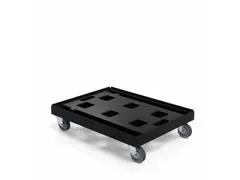 dolly,draagverm. 300kg,laadvl. LxB 602x804mm,platform doorbroken