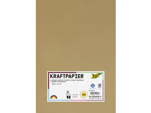 Kraftpapier Folia A4 120gr 100 vel