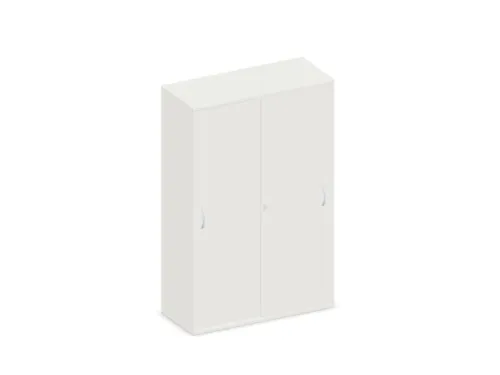 schuifdeurkast,HxBxD 1540x1000x430mm,decor romp wit,decor front wit