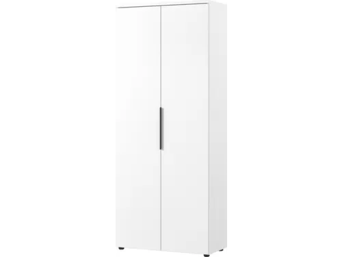 dossierkast,HxBxD 1970x810x400mm,4xhouten vloer,5ordnerhoogte,romp wit