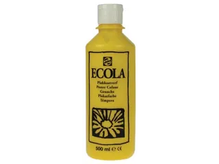 Plakkaatverf Ecola Flacon van 500 ml Geel - 1