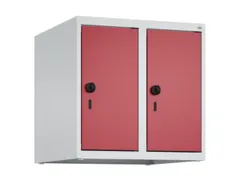 opzetkast,v. locker,2vak.,vak B 250mm,HxBxD 500x500x500mm,vleugeldeur