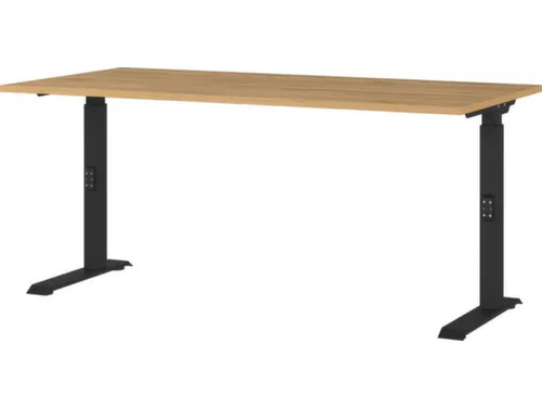 In hoogte verstelbaar bureau,HxBxD 680-910x1600x800mm