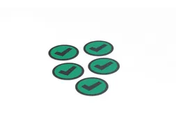 Impressiemagneetfolie Check Groen Ø50mm x 0,85mm
