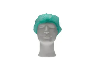 Pp Haarnet Non Woven Baret Groen 53Cm 'clip Cap' maat L 1000 Stuks - 1