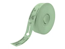 Garderobebonnen Combicraft nummering 1 t/m 500 groen 500 stuks