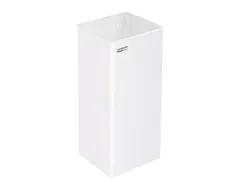 Poubelle ouverte PP1080 80 litres Blanc