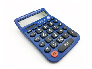 BST Dual detectable desktop calculator blauw - 1