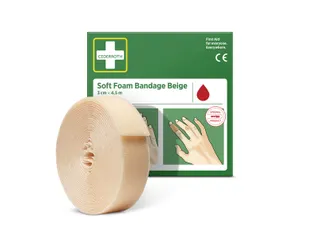 Bandage Cederroth Soft Foam beige 3cmx4.5m - 6