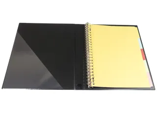 Tabblad Multo A4 23r blanco gerecycled karton 160 grams 5 delig assort - 3