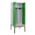 PBM-locker met bank,HxBxD 2120x800x815mm,2vak,vak B 400mm,draaigrendel