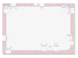 Bureauonderlegger Sigel Kawaii Friends A3 30 vel 80gr