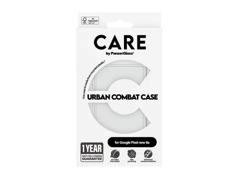 PanzerGlass CARE by Urban Combat Case Transparent Google Pixel 9