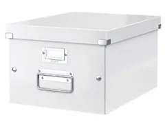 Opbergbox WOW Click & Store 281x200x370mm wit 85% gerecycled karton