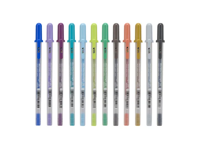 Gelschrijver Sakura Gelly Roll Moonlight fluorescent set à 12 kleuren
