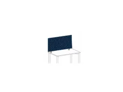 geluidabsorberende tafelscheidingswand,HxB 600x1000mm,wand stof,blauw