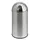 Afvalbak Pushcan EKO 40 liter met Pushdeksel Mat RVS
