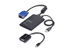 Draagbare Laptop Crash Cart Adapter, USB/VGA/Mini DisplayPort KVM Cons