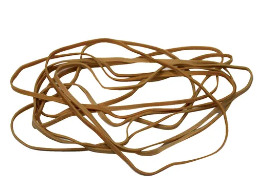 Elastiek Standard Rubber Bands 24 150x1.5mm 50gr 85 stuks bruin