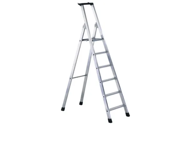 Boktrap Aluminium H 1 26M L 2 32M 6Treden Incl. Platform