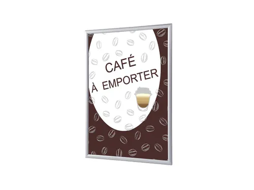 Kliklijst A1 complete set met print "Café à emporter"