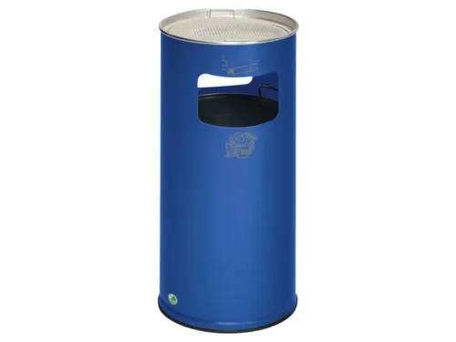 Combi-asbak Hxø 700X320Mm Rond Blauw