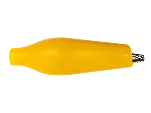 Geisoleerde Krokodillenklem 27mm - Geel