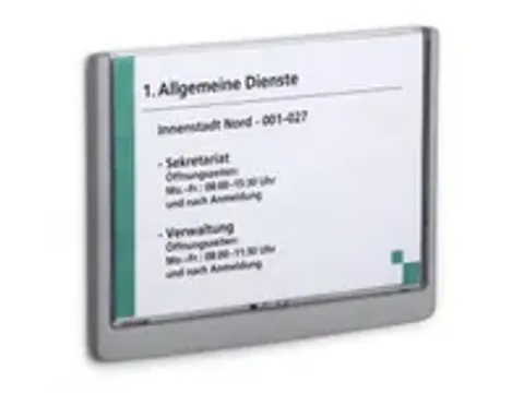 OUTLET Deurbord Click Sign A5 Grafiet