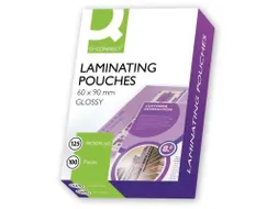 Lamineerhoes Glanzend Transparant 60x90mm 2x125mic Doos 100 Stuks