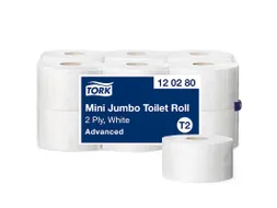 Toiletpapier Tork T2 120280 Advanced 2-laags 170m Mini Jumbo