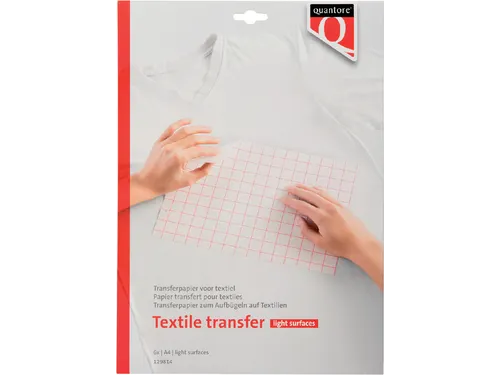 Inkjet transferpapier voor textiel Quantore lichte kleding