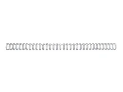 Draadrug GBC 9.5mm 34-rings A4 zilver 100stuks