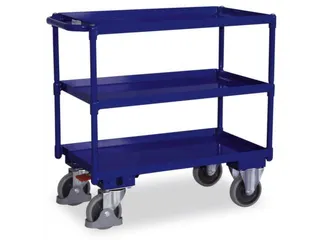 Tafelwagen 400kg 850x500mm 3 Etages Staalplaat - 1