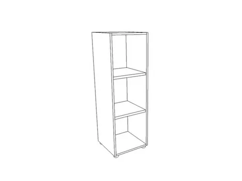 kantoorstelling,HxBxD 1310x430x450mm,2xhouten vloer,3ordnerhoogtes