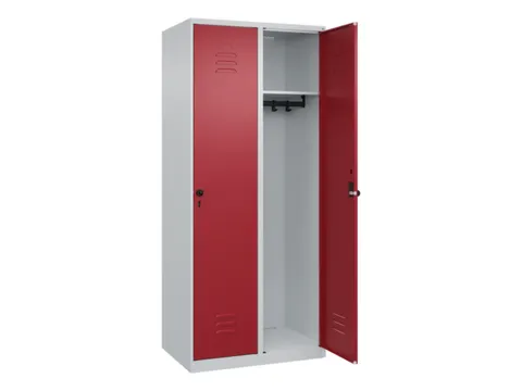 locker,HxBxD 1850x800x500mm,2vak,vak B 400mm,draaigrendel