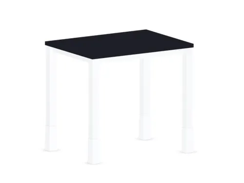 In hoogte verstelbaar bureau,HxBxD 720-840x800x600mm,CC-zwart
