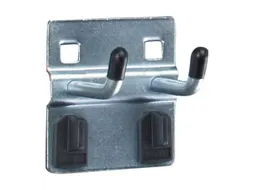 dubbele haak,v. perfoplaat,L 25mm