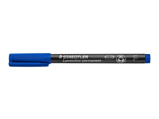 Viltstift Staedtler OHP Lumocolor 318 Fijn 0.6mm Blauw - 4