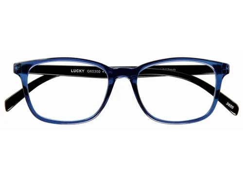 Leesbril I Need You +1.50 dpt Lucky blauw-zwart