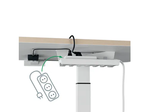 Zit-Sta bureau 80x60cm Leitz Ergo elektrisch klein