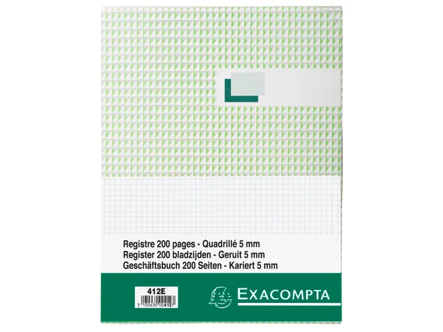 Register. 29,7x21 Q5x5 200 bl