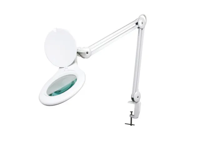 Soldeerstation set met vergrootlamp - digitaal - 100 W - LED