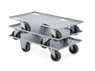 onderwagen voor kratten,draagverm. 300kg,laadvl. LxB 600x400mm - 1