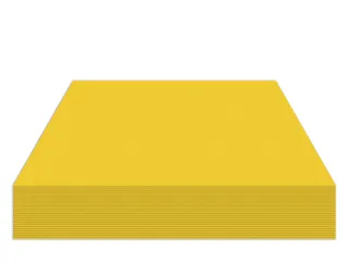 Fotokarton Kangaro 50x70cm 300gr goudgeel pak 25 vel - 1