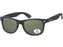 Zonnebril Montana met groen G15 gepolariseerd glas zwart