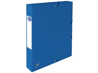 Elastobox Oxford Top File+ A4 40mm blauw - 1