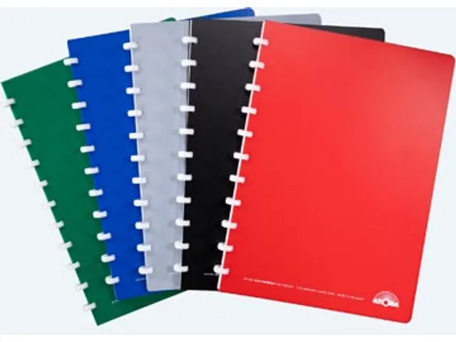 Eco schrift A4 144 bladzijden gelijnd assorti