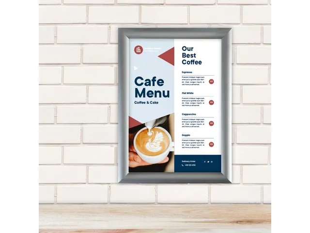 Europel Kliklijst Premium A4 25mm Zilver