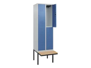 Dubbeldekse dekenkist,HxBxD 2120x600x815mm,2x2vak.,vak B 300mm - 2
